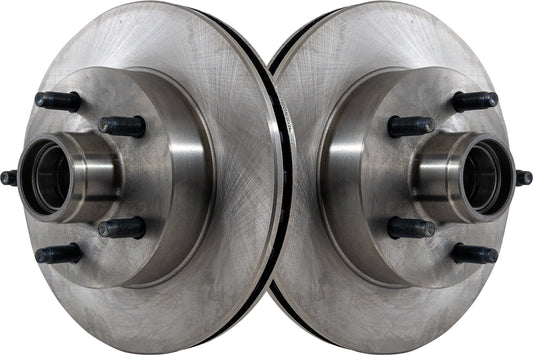 Front, Driver or Passenger Side Brake Disc, Plain Surface, Vented, 5 Lugs, 261.11 mm,, Pro-Line Series