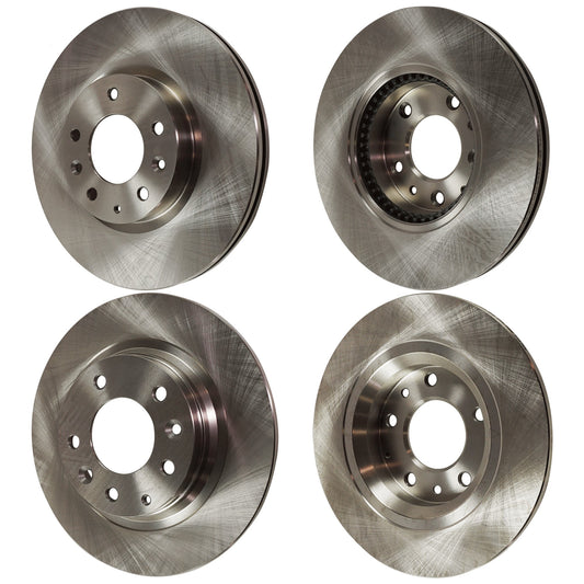 Front and Rear Brake Disc, Plain Surface, 5 Lugs, Front-298.45 mm/Rear-279.91 mm