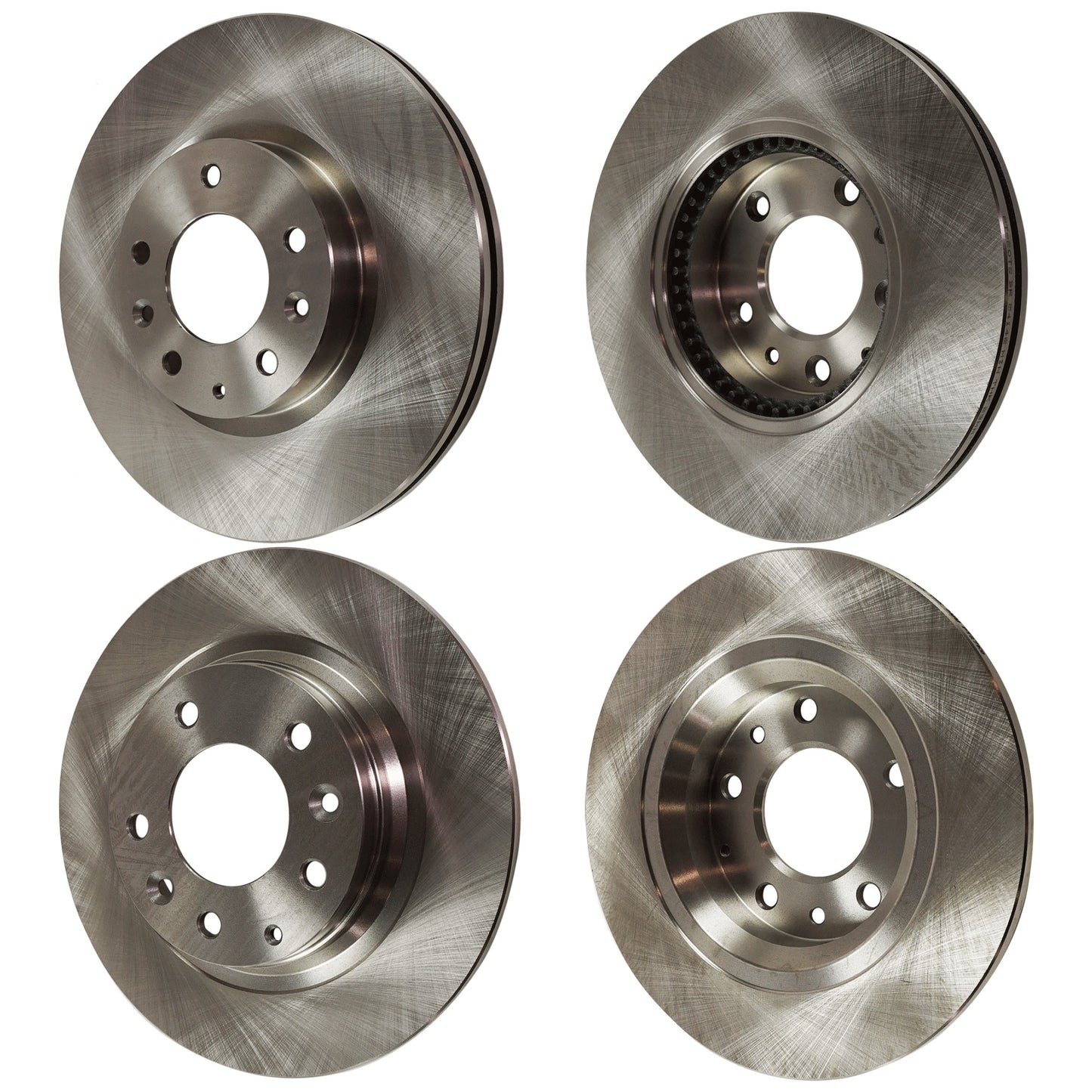 Front and Rear Brake Disc, Plain Surface, 5 Lugs, Front-298.45 mm/Rear-279.91 mm