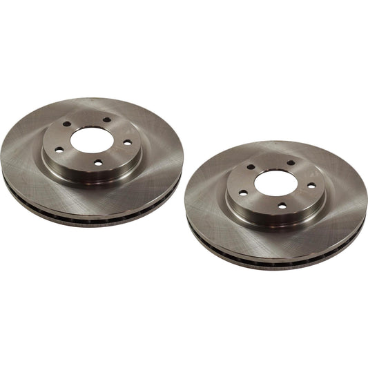 Front Brake Discs, Plain Surface, Vented, 5 Lugs, 11.57 in. Disc Diameter, Pro-Line Series