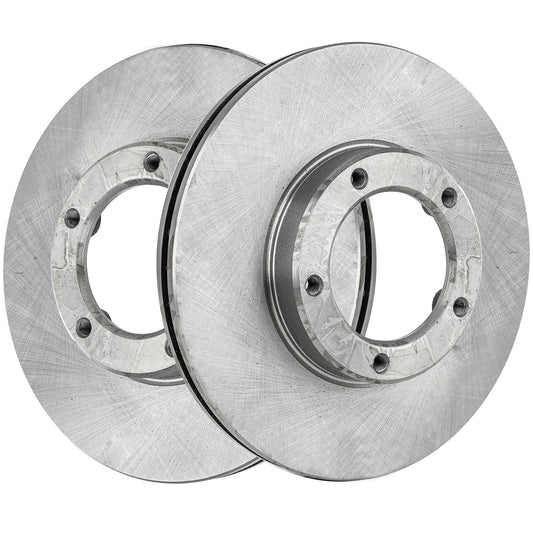 SureStop Front Brake Discs, Plain Surface, Vented, 5 Lugs, 9.98 in. Disc Diameter, RWD, Caliper Cast No. F18Q, Pro-Line Series