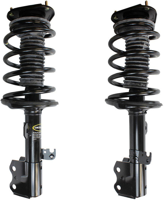 SET-TS172357-F Front, Driver and Passenger Side Fully Loaded Strut, Quick-strut Series