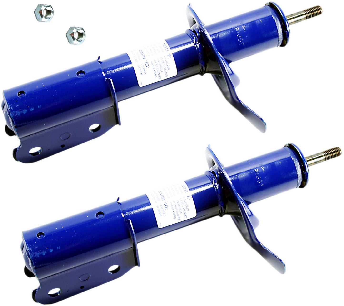 SET-TS801661-2 Front, Driver and Passenger Side Bare Strut, Monro-Matic Plus Series