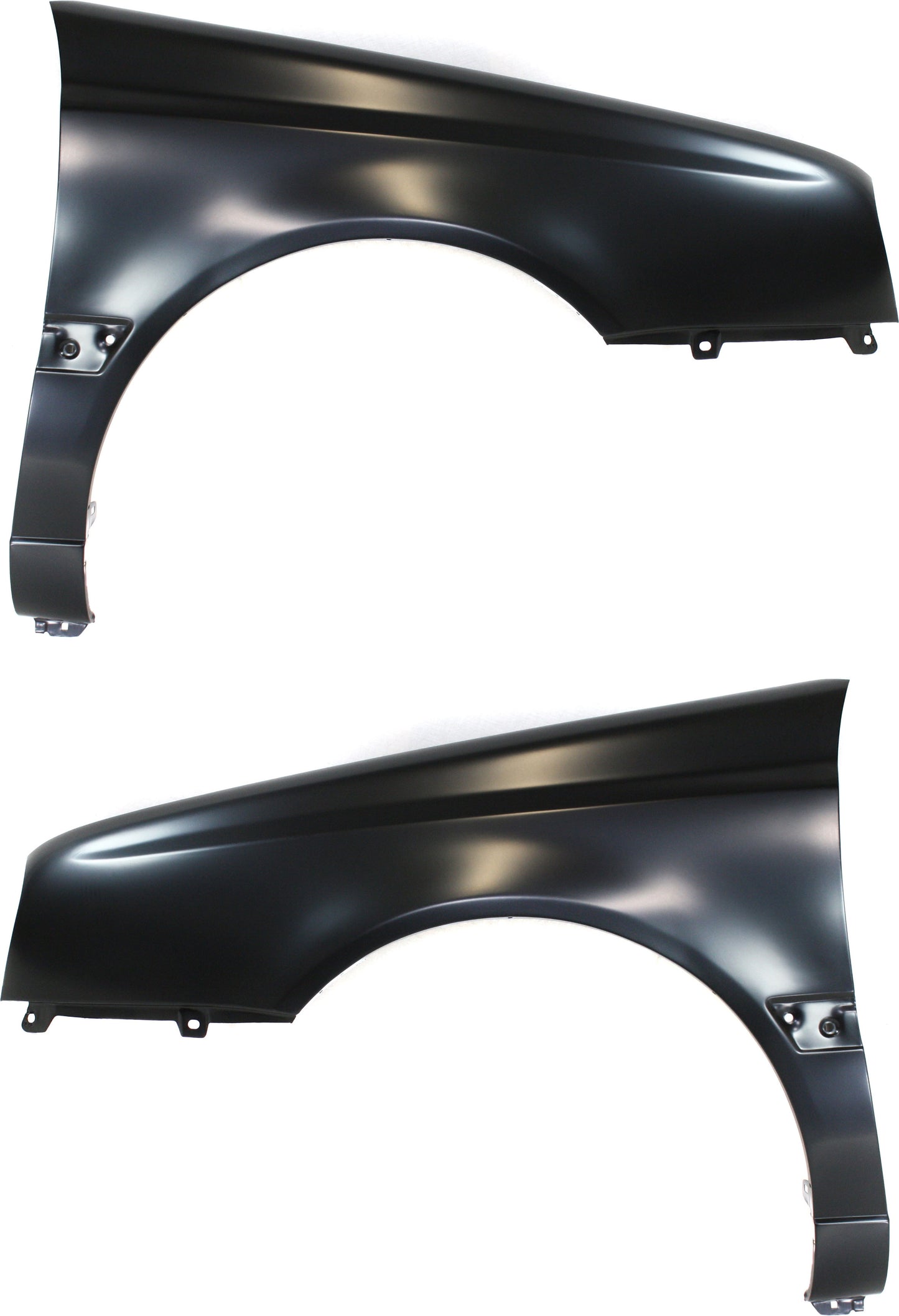 Front, Driver and Passenger Side Fenders, With antenna hole