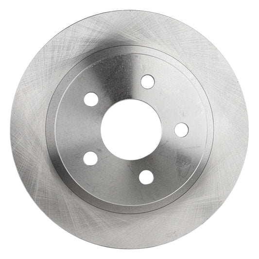 Rear, Driver or Passenger Side Brake Disc, Plain Surface, Vented, 5 Lug Wheels, 11.54 in. OD Disc Diameter, with Rear Disc Brake, Pro-Line Series