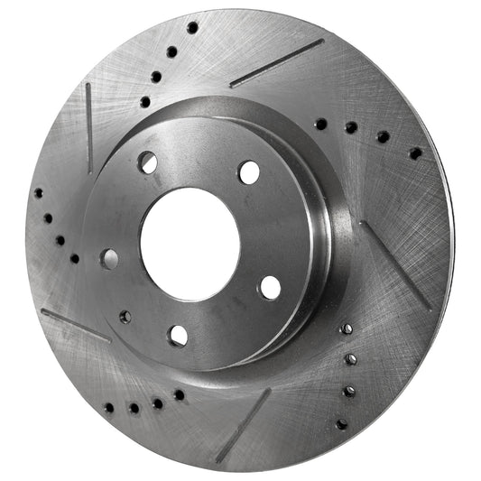 Brake Disc, Cross-drilled and Slotted, Vented, 5 Lugs, 295 mm, Pro-Line Series