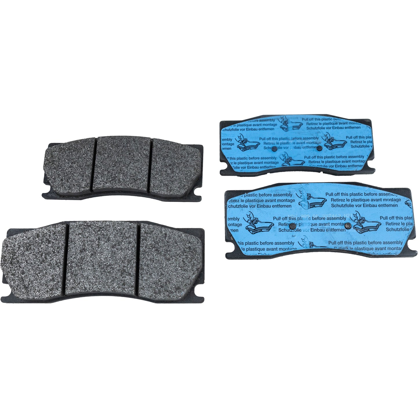 Комплект передних тормозных колодок, комплект на 2 колеса, полуметаллические, тормоза Alcon, серия Pro-Line