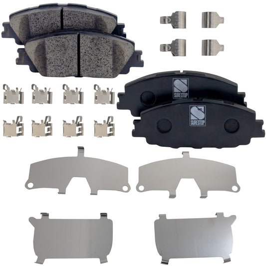 Комплект передних тормозных колодок, керамические, серия Pro-Line