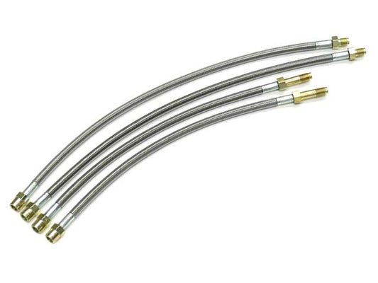 PLBE 39 DC Brake Hose Set Steel Braided with Clear Protective Jacket - Replaces OE Number 88 5522 966