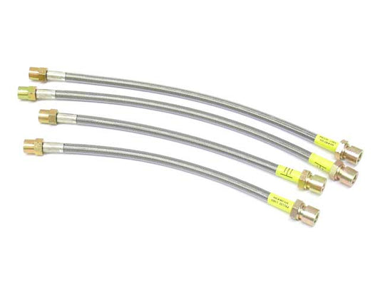 RP 6911-DC Brake Hose Set Steel Braided with Clear Protective Jacket - Replaces OE Number 99 5522 101