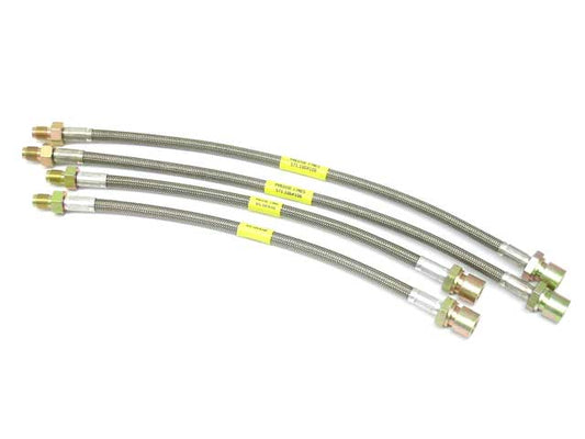 RP 6928-DC Brake Hose Set Steel Braided with Clear Protective Jacket - Replaces OE Number 99 5522 102