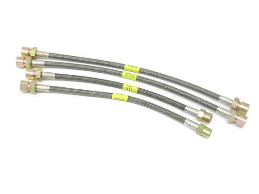 RP 6964-DC Brake Hose Set Steel Braided with Clear Protective Jacket - Replaces OE Number 99 5522 106