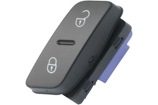 1K0962125BREH Front, Driver Side Door Lock Switch Black