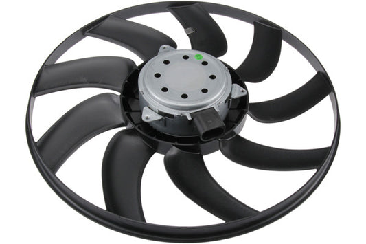8K0959455K OE Replacement A/C Condenser Fan Driver Side, Single fan, OE Replacement Series