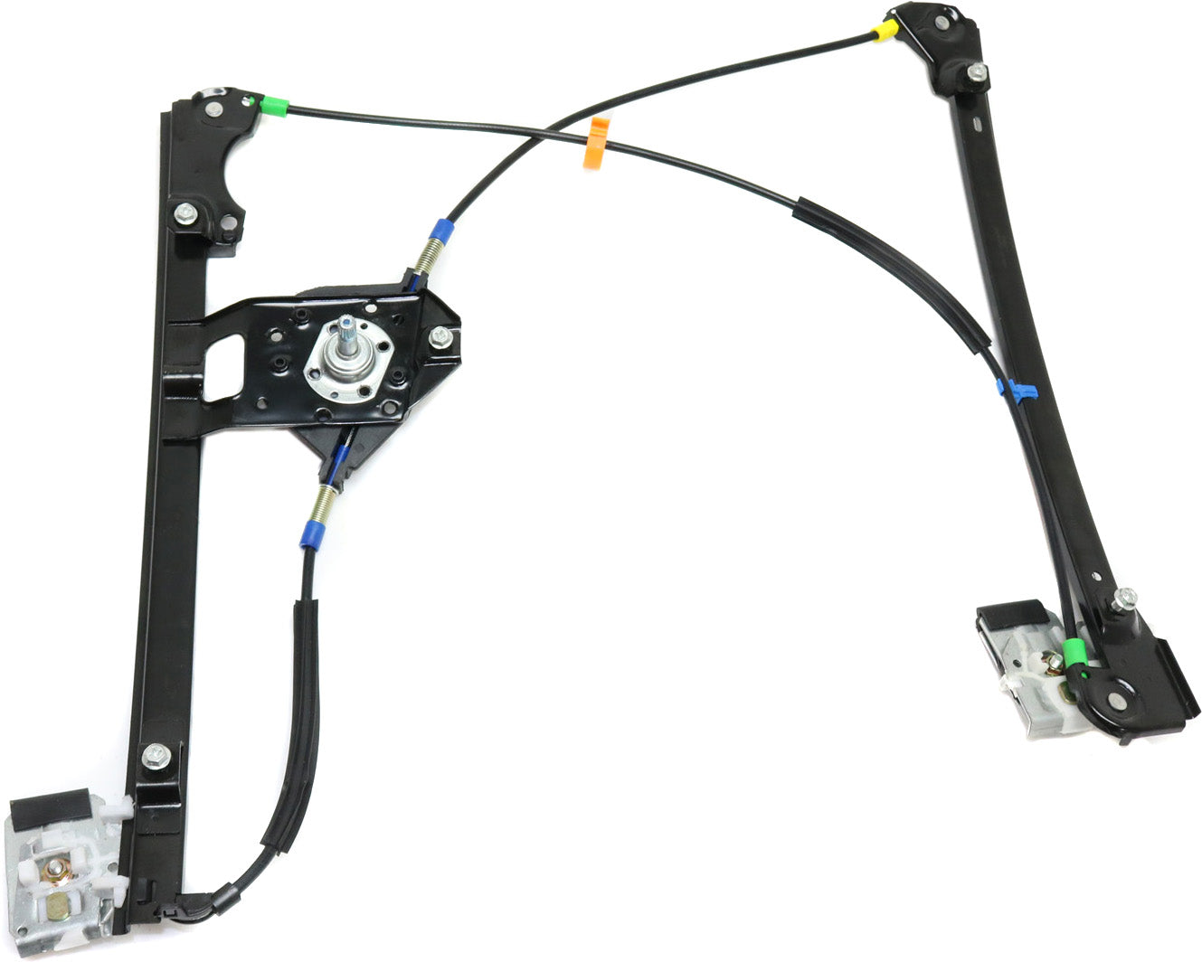 Front, Passenger Side Manual Window Regulator, Hand-Crank Type