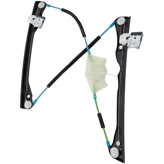 Front, Passenger Side Window Regulator, Power, Without Panel
