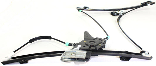 Front, Passenger Side Window Regulator, Power, Without Panel