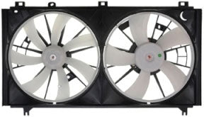 FA70499 VDO OE сменный вентилятор радиатора для 6-цилиндрового двигателя 2,5 л, двойной вентилятор