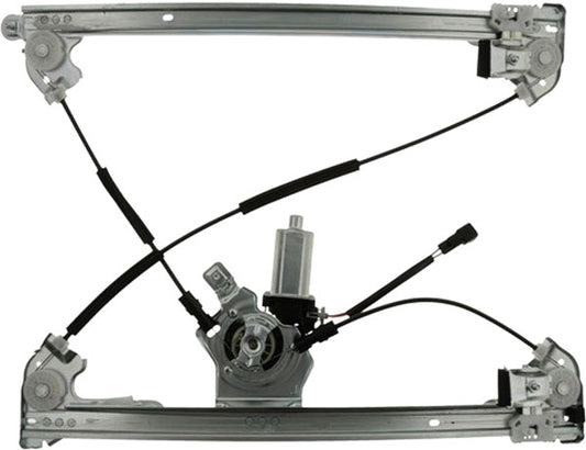 WL41428 Front, Driver Side VDO OE Replacement Power Window Regulator, With Motor
