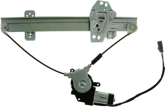 WL41717 Rear, Passenger Side VDO OE Replacement Power Window Regulator, With Motor