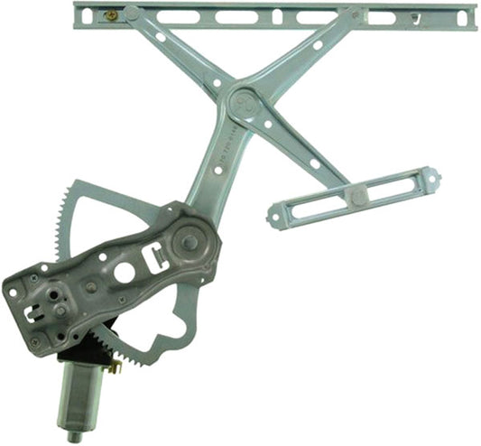 WL44243 Front, Driver Side VDO OE Replacement Power Window Regulator, With Motor