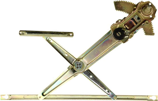 WR51212 Front, Driver Side VDO OE Replacement Manual Window Regulator, Hand-Crank Type