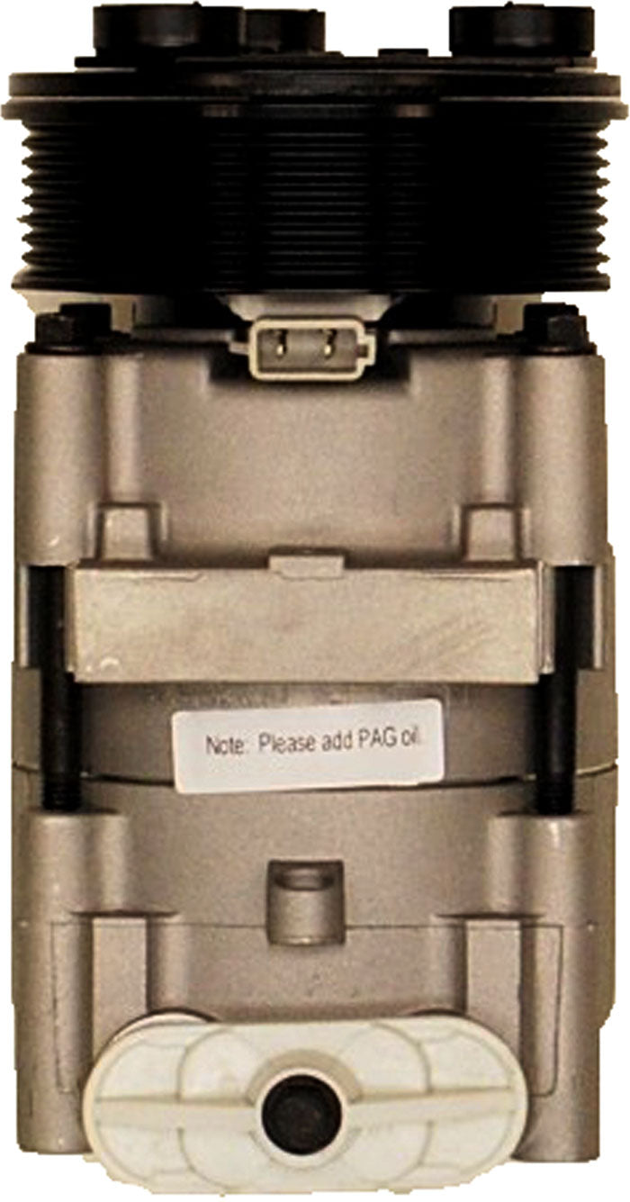 10000532 A/C Compressor, With Clutch, 8-Groove Pulley, Valeo OE Replacement