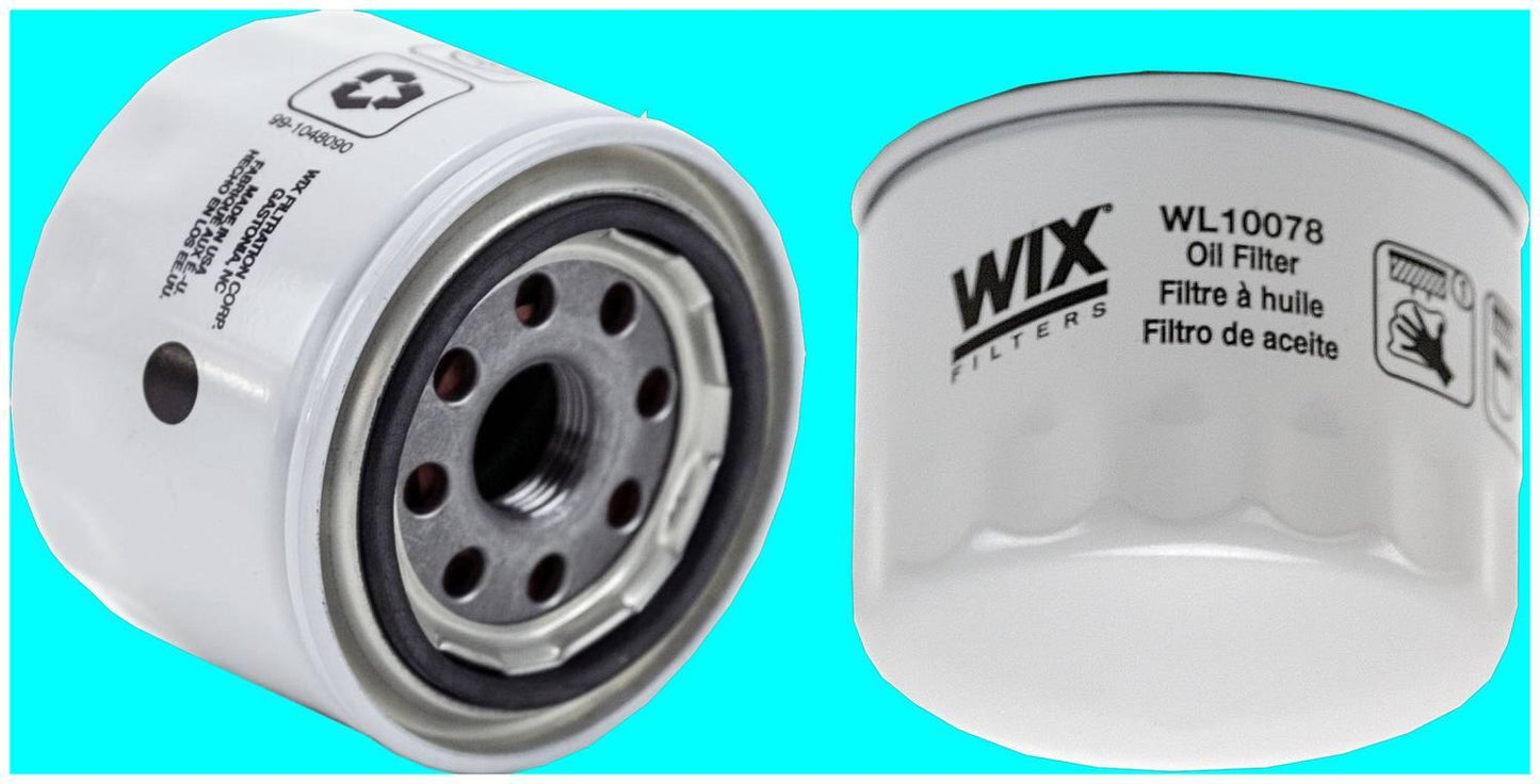 WL10078 Oil Filter - Spin-on, Direct Fit, Sold Individually