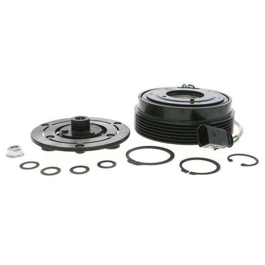 V15-77-1012 A/C Compressor Clutch - Replaces OE Number 1J0820811A, 120 mm Belt Pulley Diameter, Oval Connector Shape