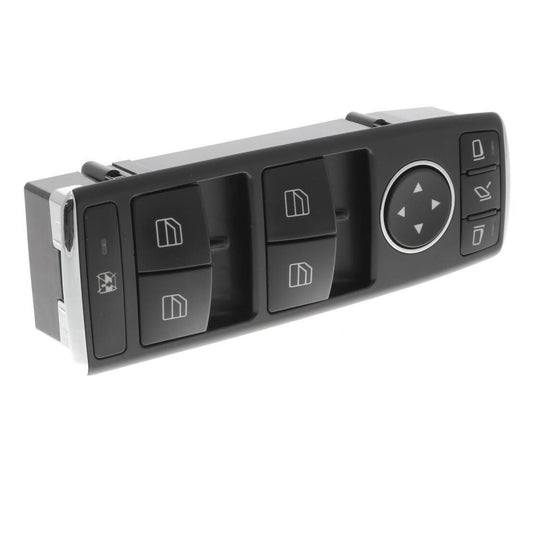 V30-73-0200 Front, Driver Side Window Switch Black